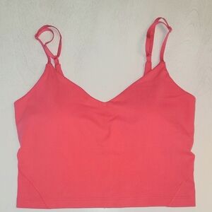 Lululemon Align Cropped Cami Tank Top- Color Salmon